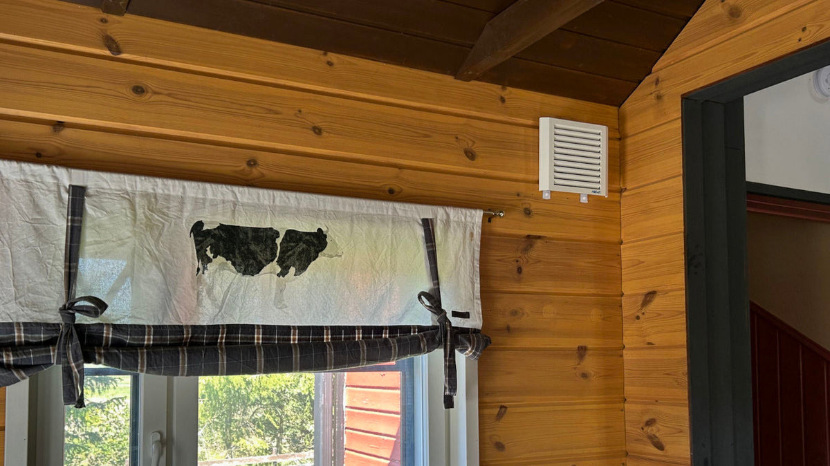 The all-new Mobair Out Exhaust Fan solves ventilation issues in older houses and cottages