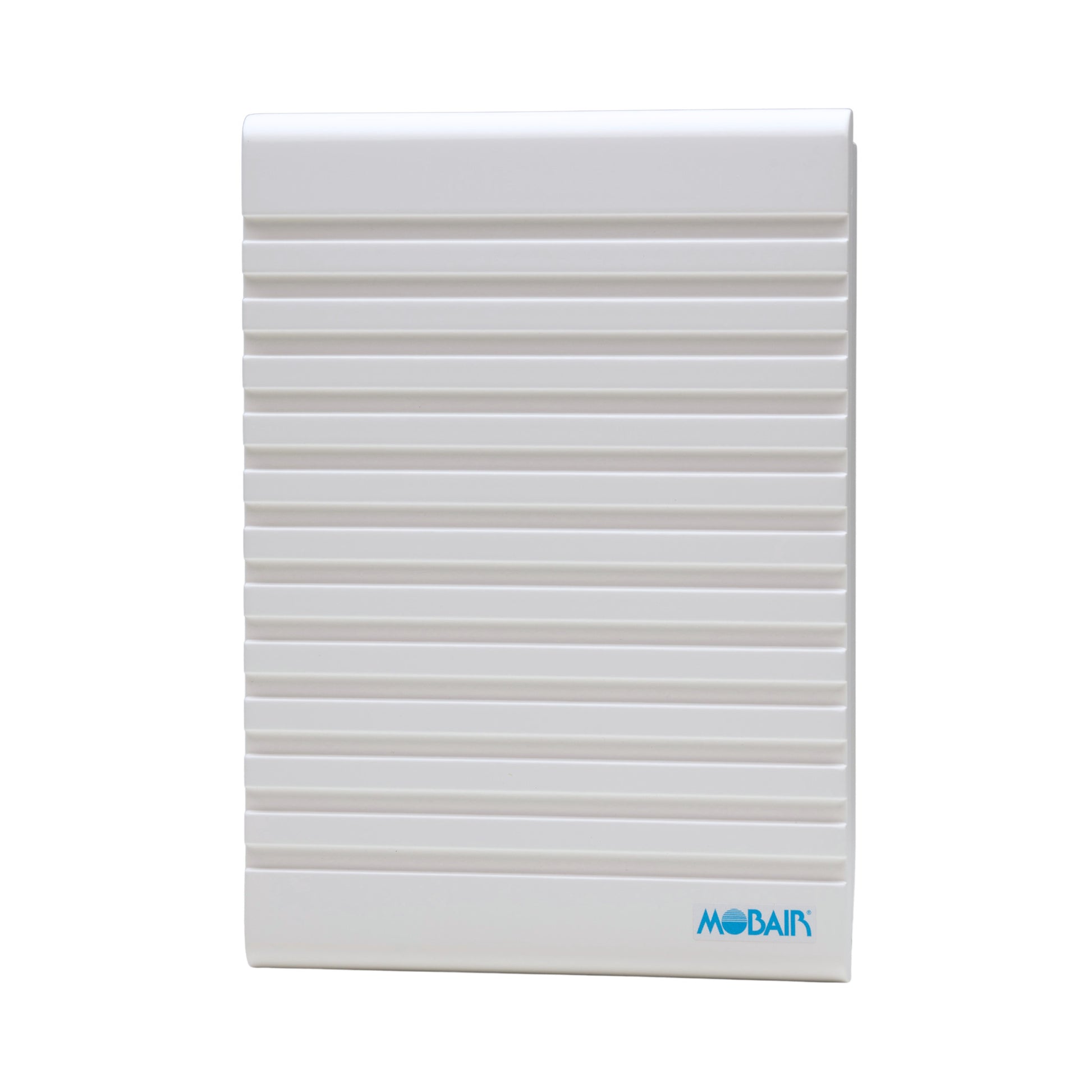 Front view of the Mobair K fresh air valve in white.