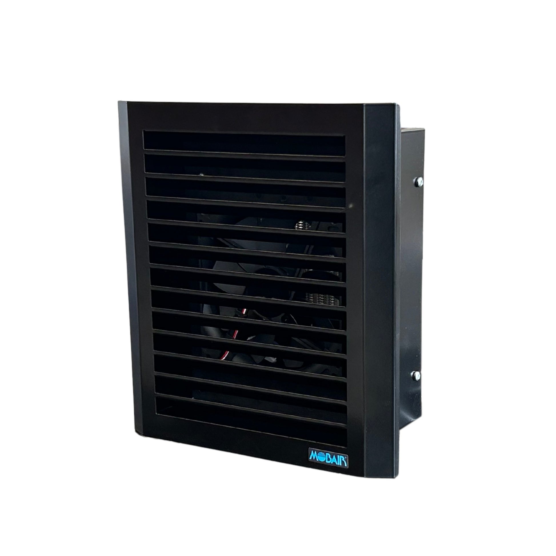 Angle view of the Mobair M fresh air valve in black