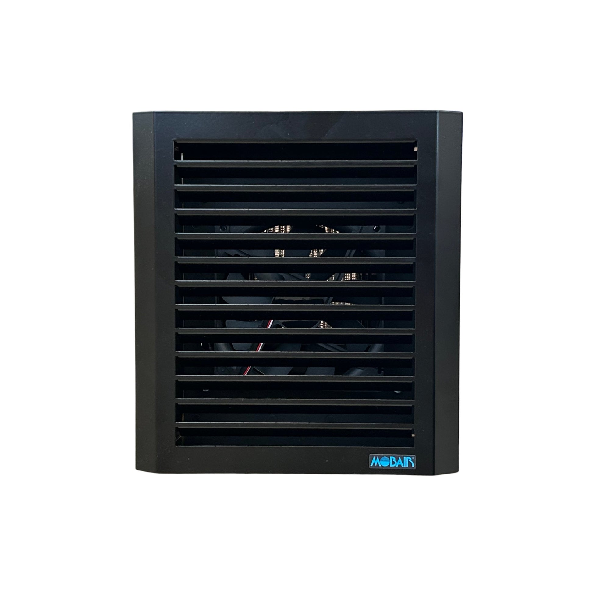 Front view of the Mobair M fresh air valve in black