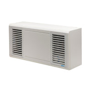 Angle view of the Mobair XL fresh air valve in white.